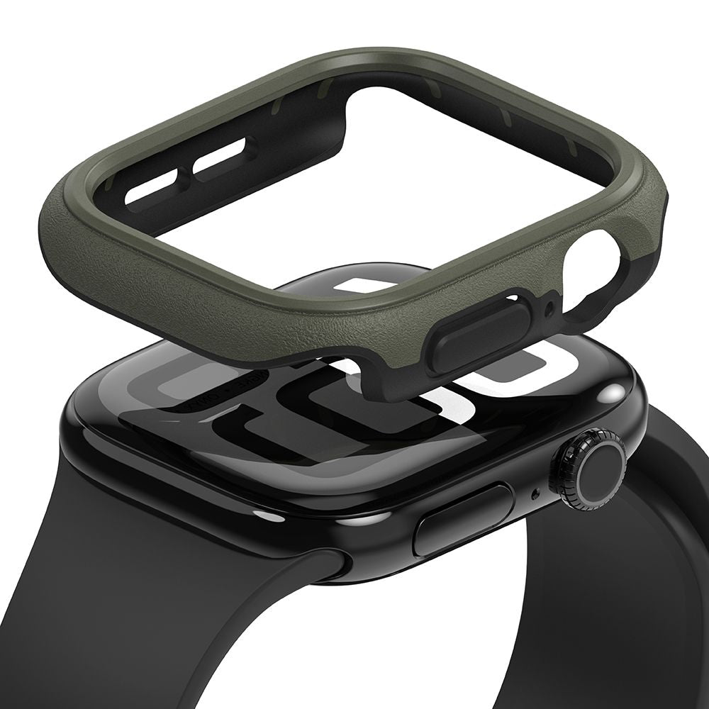 COQUE RINGKE ONYX APPLE WATCH 10 (46 MM) VERT FONCÉ