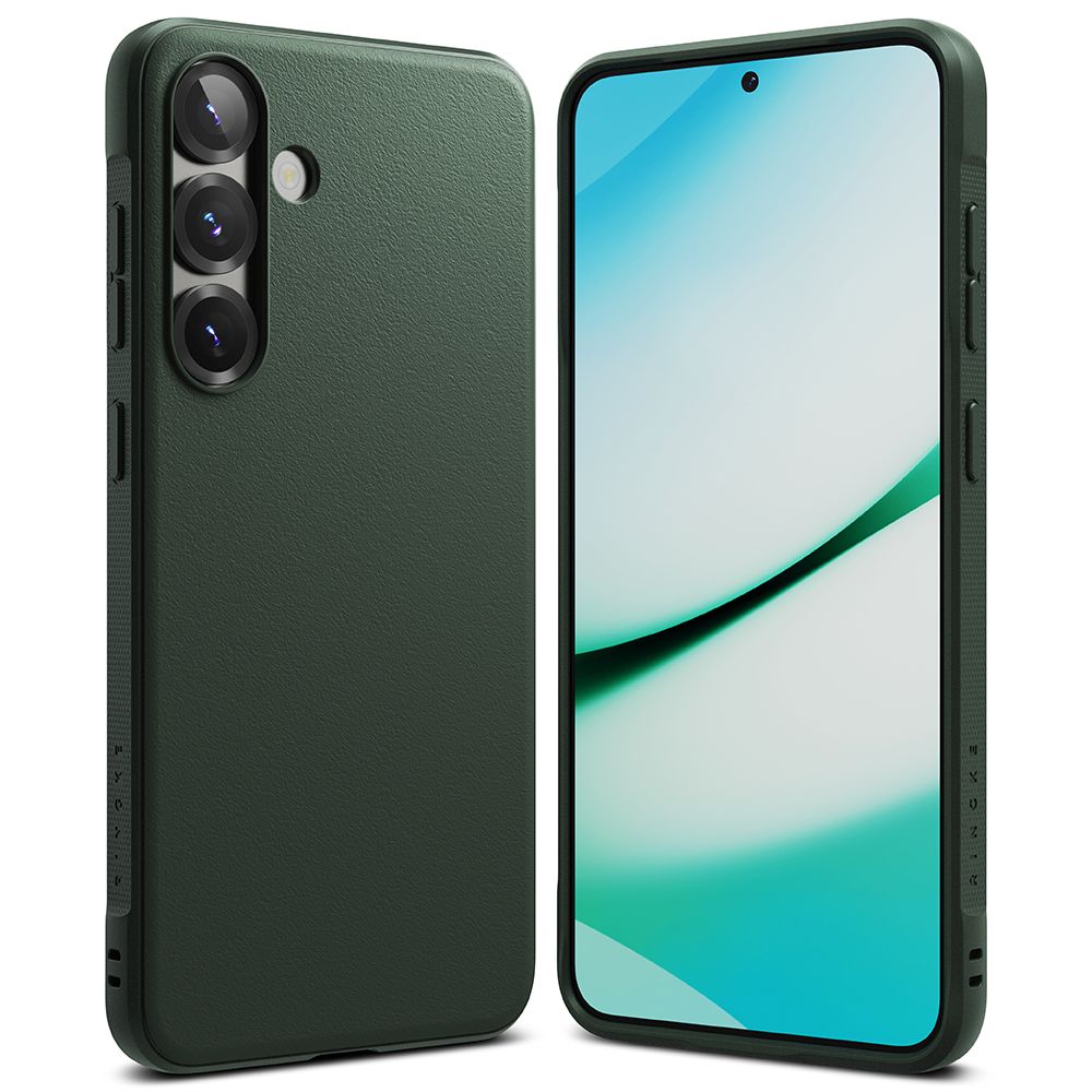 COQUE RINGKE ONYX GALAXY S25 VERT FONCÉ