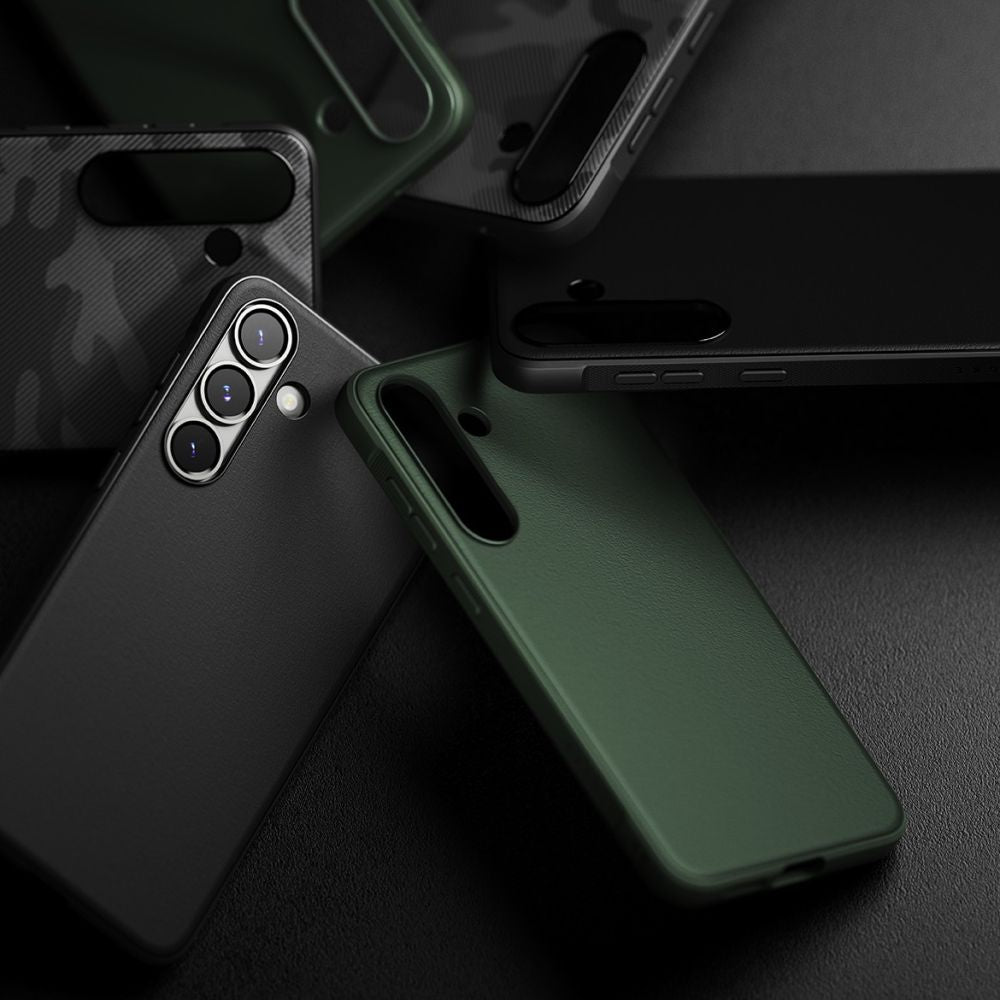 COQUE RINGKE ONYX GALAXY S25 VERT FONCÉ