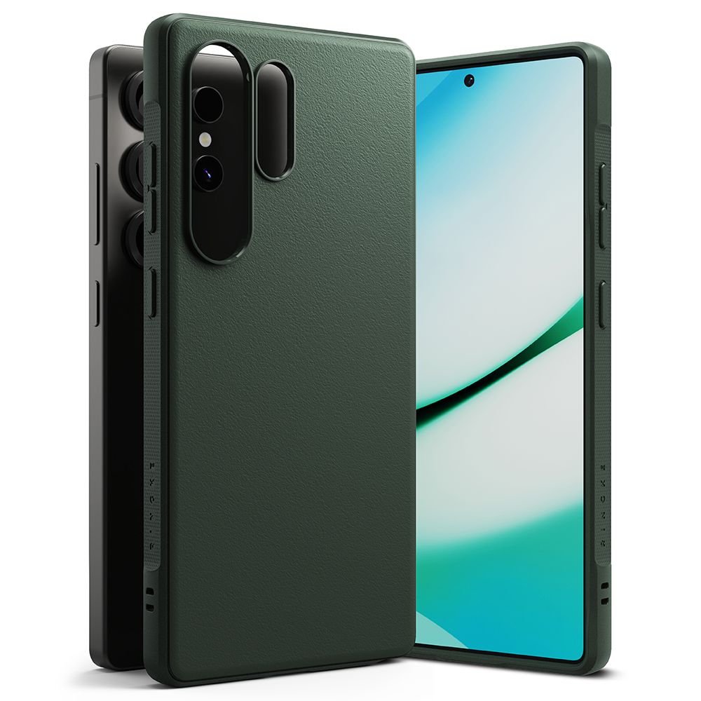 COQUE RINGKE ONYX GALAXY S25 ULTRA VERT FONCÉ