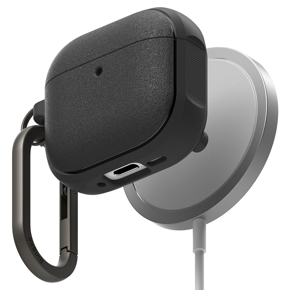 COQUE RINGKE ONYX MAGNETIQUE MAGSAFE APPLE AIRPODS 4 NOIRE