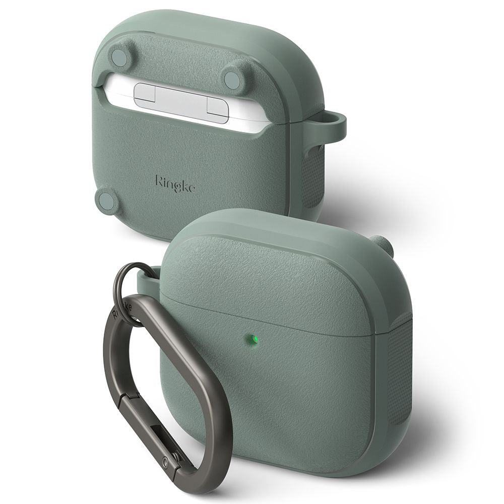 COQUE RINGKE ONYX MAGNETIQUE MAGSAFE APPLE AIRPODS 4 VERT SAUGE
