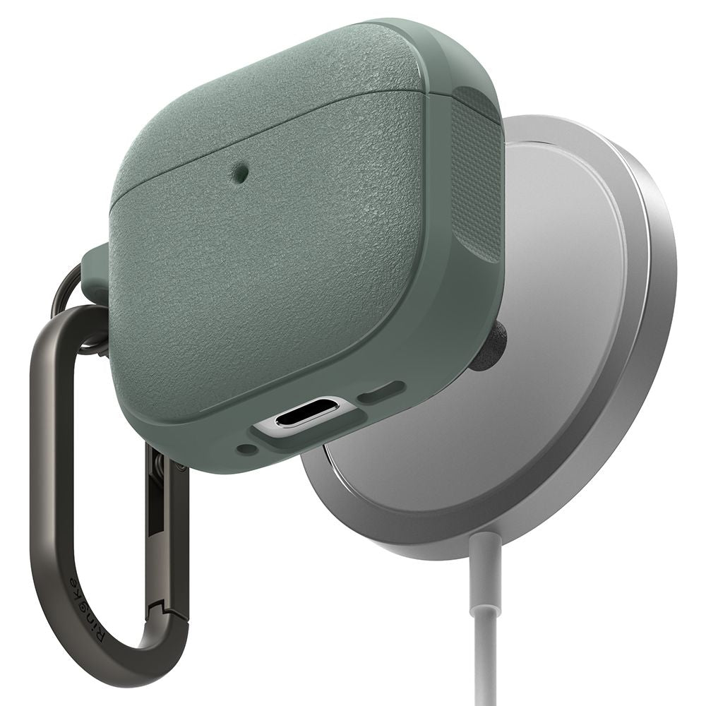 COQUE RINGKE ONYX MAGNETIQUE MAGSAFE APPLE AIRPODS 4 VERT SAUGE