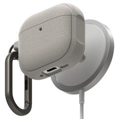 COQUE RINGKE ONYX MAGNETIQUE MAGSAFE APPLE AIRPODS 4 GRIS CHAUD