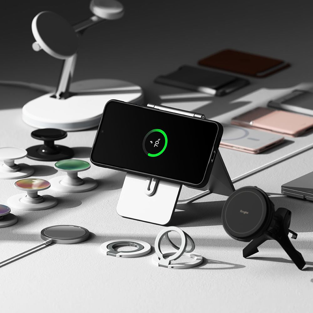 COQUE RINGKE ONYX MAGNETIQUE MAGSAFE GALAXY S25 NOIR