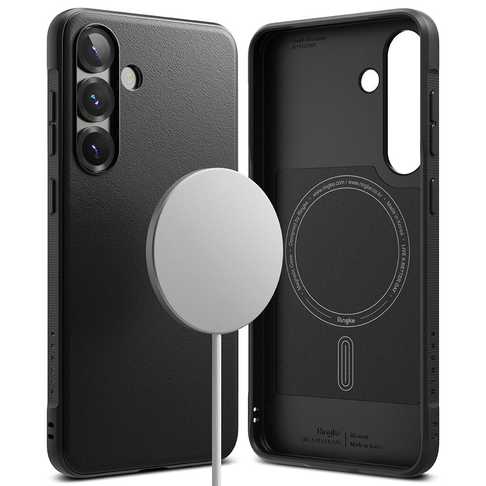 COQUE RINGKE ONYX MAGNETIQUE MAGSAFE GALAXY S25+ PLUS NOIRE
