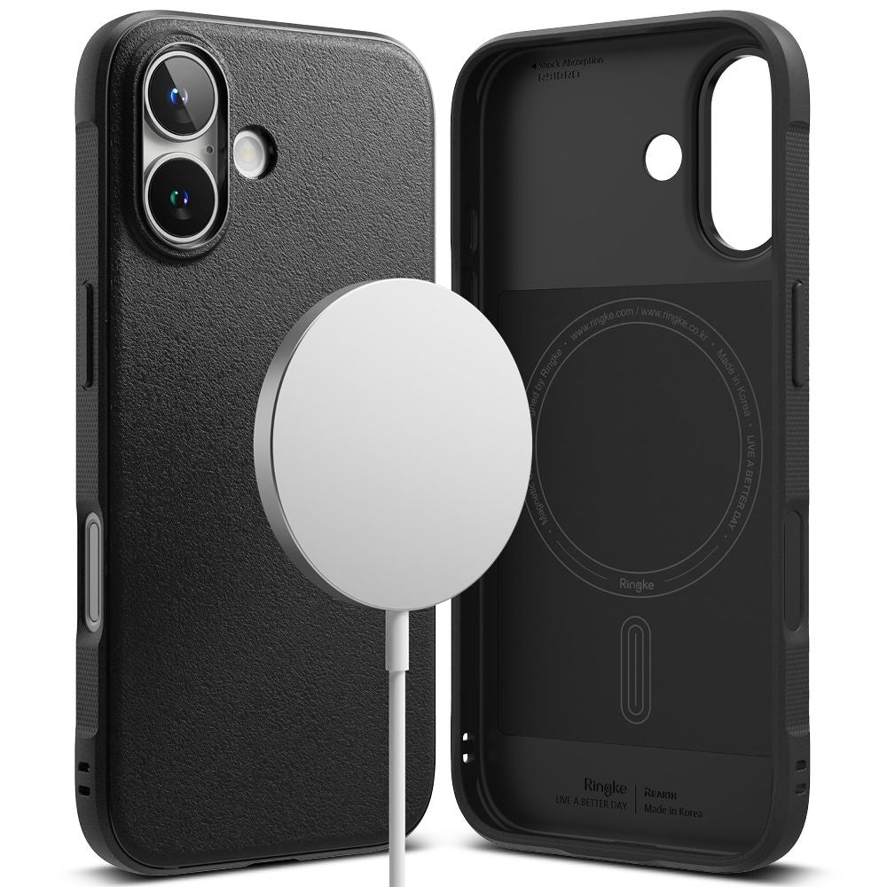 COQUE RINGKE ONYX MAGNETIQUE MAGSAFE IPHONE 16 NOIRE
