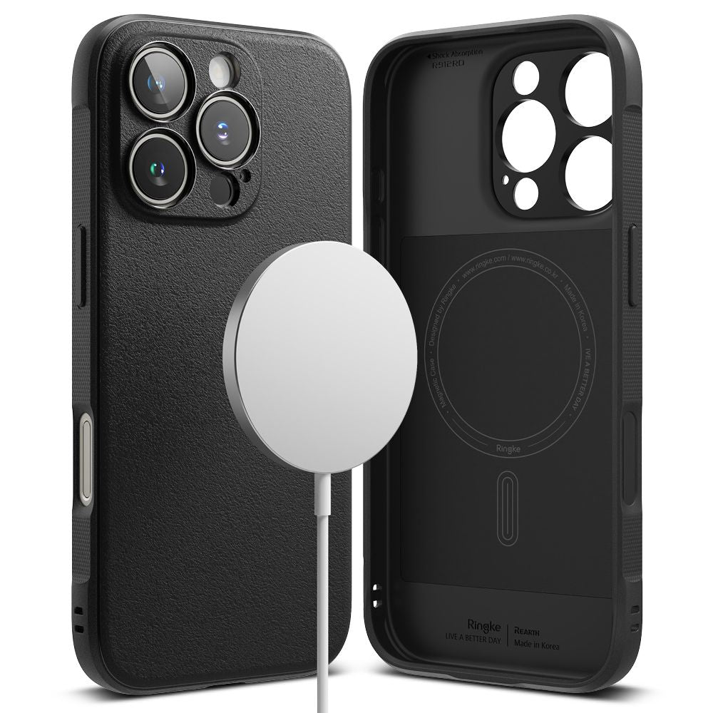 COQUE RINGKE ONYX MAGNETIQUE MAGSAFE IPHONE 16 PRO MAX NOIRE