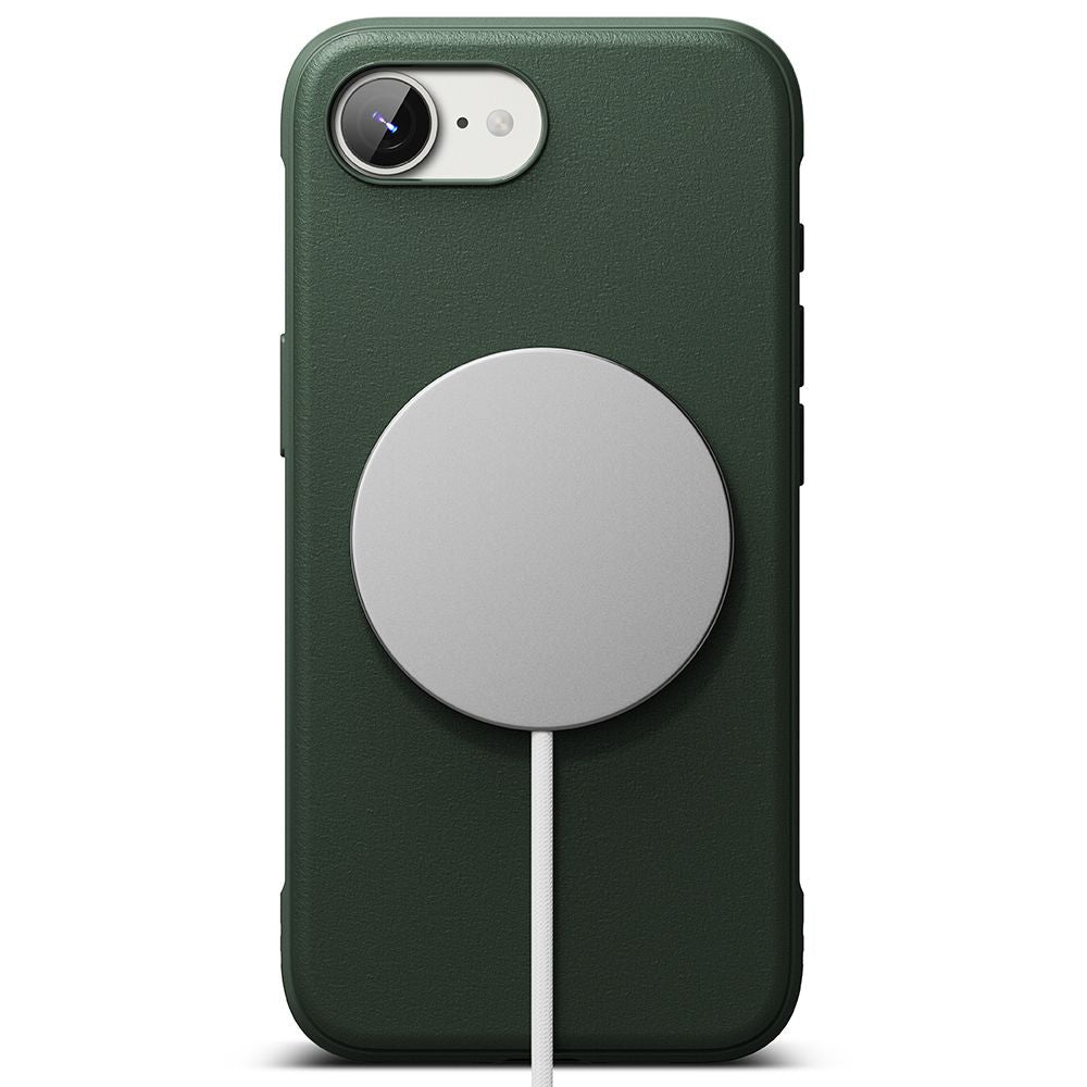 COQUE RINGKE ONYX MAGNETIQUE MAGSAFE IPHONE 16E VERT FONCÉ