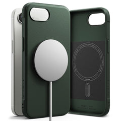 COQUE RINGKE ONYX MAGNETIQUE MAGSAFE IPHONE 16E VERT FONCÉ