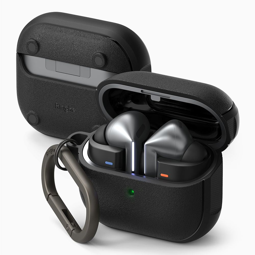 COQUE POUR SAMSUNG GALAXY BUDS 3 / 3 PRO RINGKE ONYX MAGNETIQUE MAGSAFE NOIR