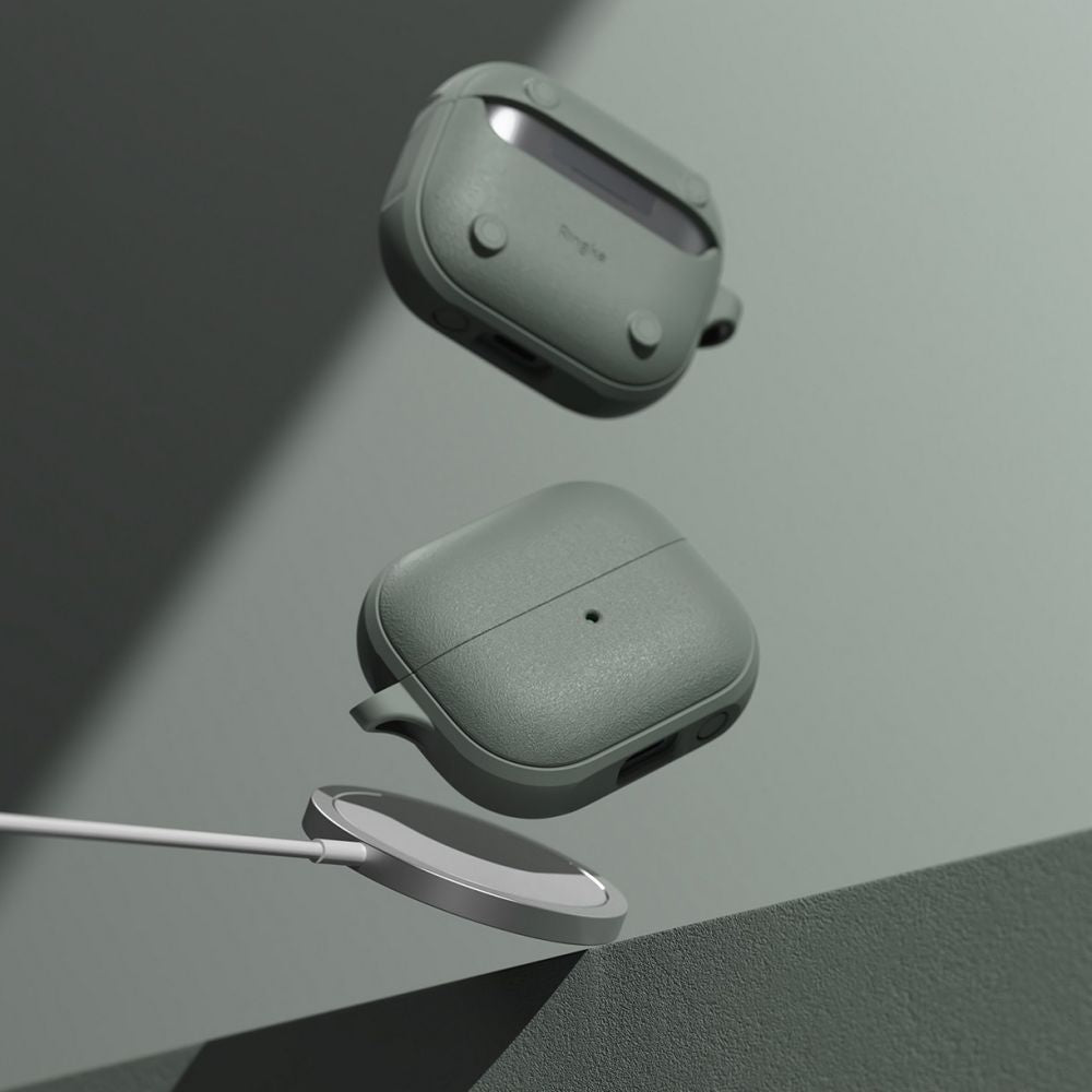 COQUE POUR SAMSUNG GALAXY BUDS 3 / 3 PRO RINGKE ONYX MAGNETIQUE MAGSAFE VERT SAUGE