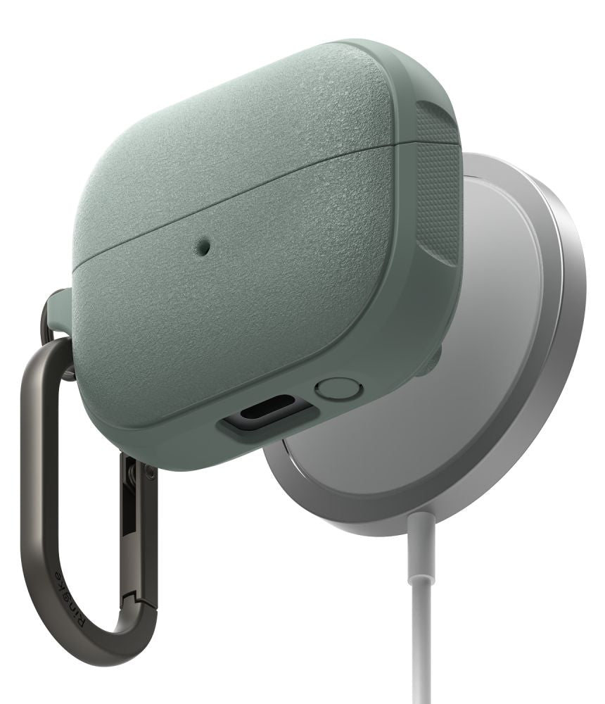 COQUE POUR SAMSUNG GALAXY BUDS 3 / 3 PRO RINGKE ONYX MAGNETIQUE MAGSAFE VERT SAUGE