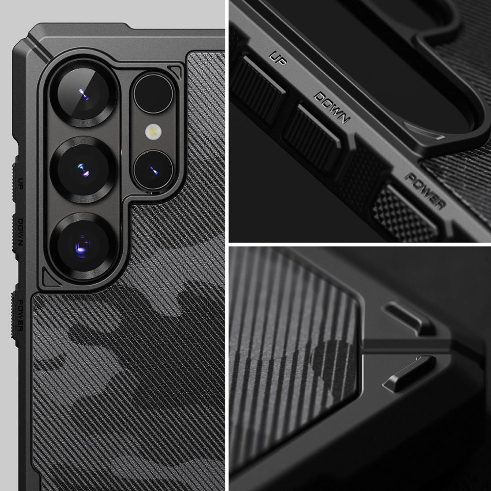 COQUE RINGKE RUGGED GEAR GALAXY S25 ULTRA CAMO NOIR