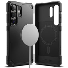COQUE RINGKE RUGGED GEAR MAGNETIQUE MAGSAFE GALAXY S25 ULTRA NOIR