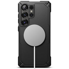 COQUE RINGKE RUGGED GEAR MAGNETIQUE MAGSAFE GALAXY S25 ULTRA NOIR