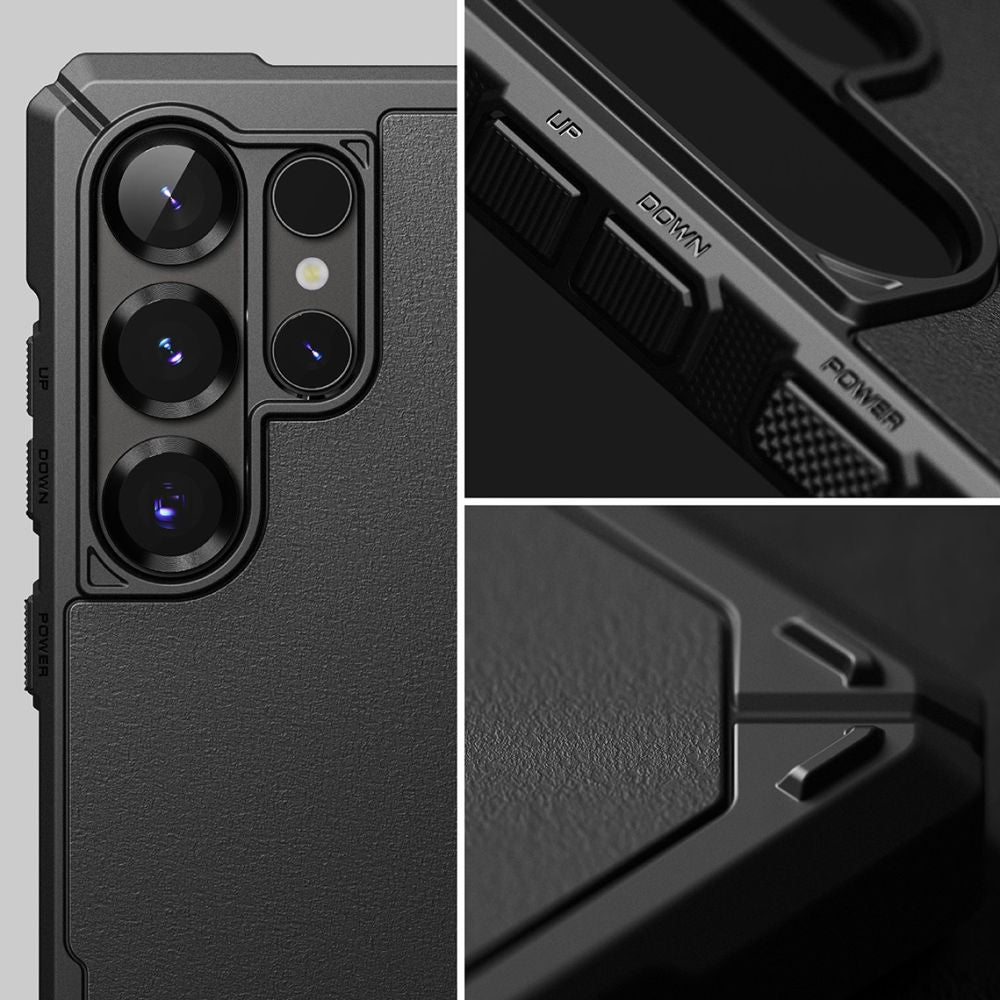 COQUE RINGKE RUGGED GEAR MAGNETIQUE MAGSAFE GALAXY S25 ULTRA NOIR