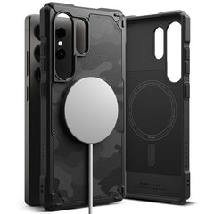 COUVERTURE RINGKE RUGGED GEAR MAGNETIQUE MAGSAFE GALAXY S25 ULTRA CAMOUFLAGE NOIR