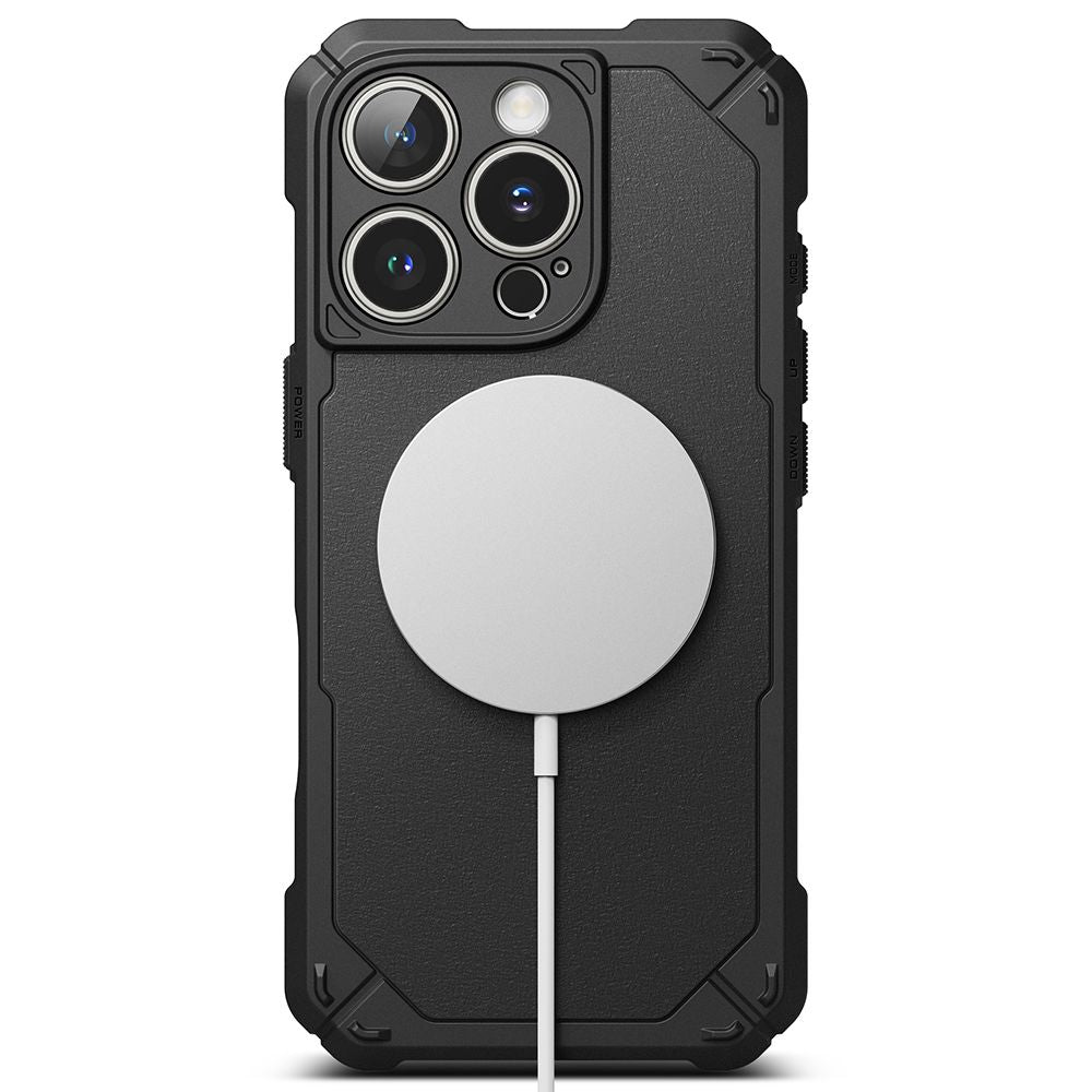 COQUE RINGKE RUGGED GEAR MAGNETIQUE MAGSAFE IPHONE 16 PRO NOIR