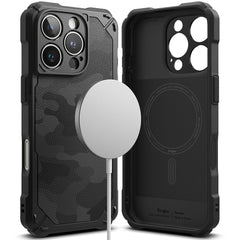 COUVERTURE RINGKE RUGGED GEAR MAGNETIQUE MAGSAFE IPHONE 16 PRO MAX CAMOUFLAGE NOIR