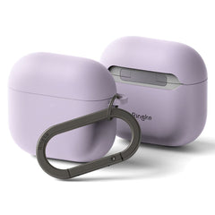 COQUE RINGKE SILICONE APPLE AIRPODS 4 VIOLET CLAIR