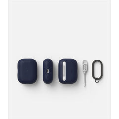 COQUE RINGKE SILICONE APPLE AIRPODS PRO 1 / 2 BLEU NUIT