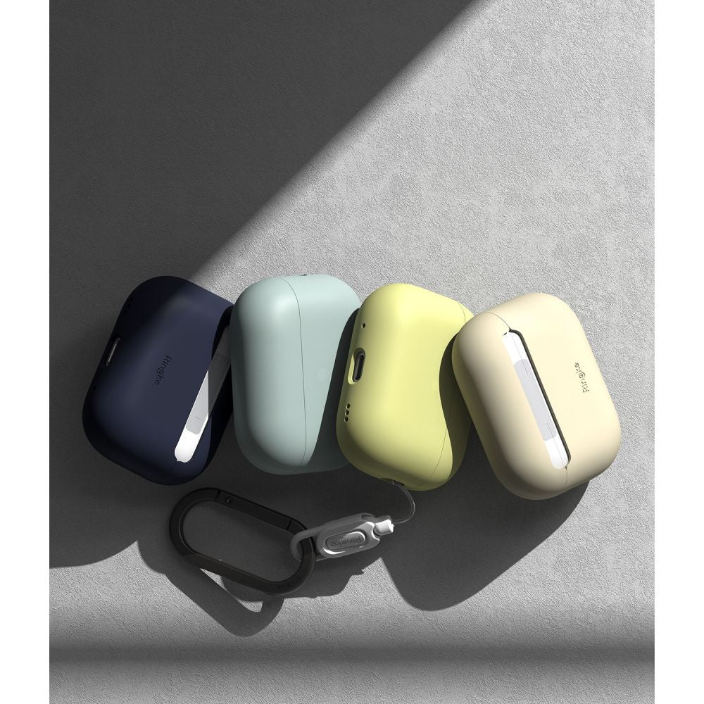 COQUE RINGKE SILICONE APPLE AIRPODS PRO 1 / 2 BLEU NUIT