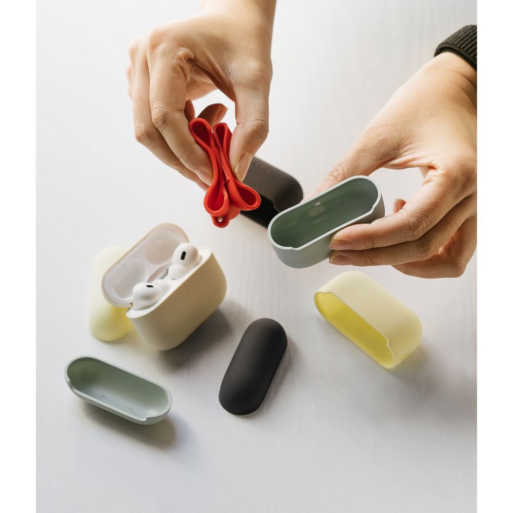 COQUE RINGKE SILICONE APPLE AIRPODS PRO 1 / 2 BLEU NUIT