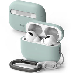 COQUE RINGKE SILICONE APPLE AIRPODS PRO 1 / 2 SEAFOAM