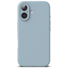 COQUE POUR IPHONE 16 RINGKE SILICONE MAGNETIQUE MAGSAFE BLEUE