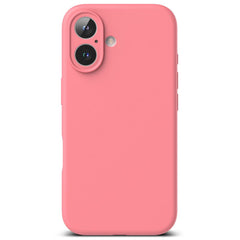 COQUE POUR IPHONE 16 RINGKE SILICONE MAGNETIQUE MAGSAFE ROSE