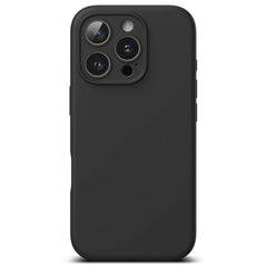 COQUE POUR IPHONE 16 PRO RINGKE SILICONE MAGNETIQUE MAGSAFE NOIRE
