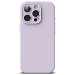 COQUE POUR IPHONE 16 PRO RINGKE SILICONE MAGNETIQUE MAGSAFE VIOLET CLAIR