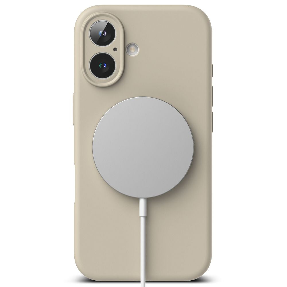 COQUE POUR IPHONE 16 RINGKE SILICONE MAGNETIQUE MAGSAFE STONE