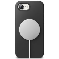 COQUE RINGKE SILICONE MAGNETIQUE MAGSAFE IPHONE 16E NOIRE