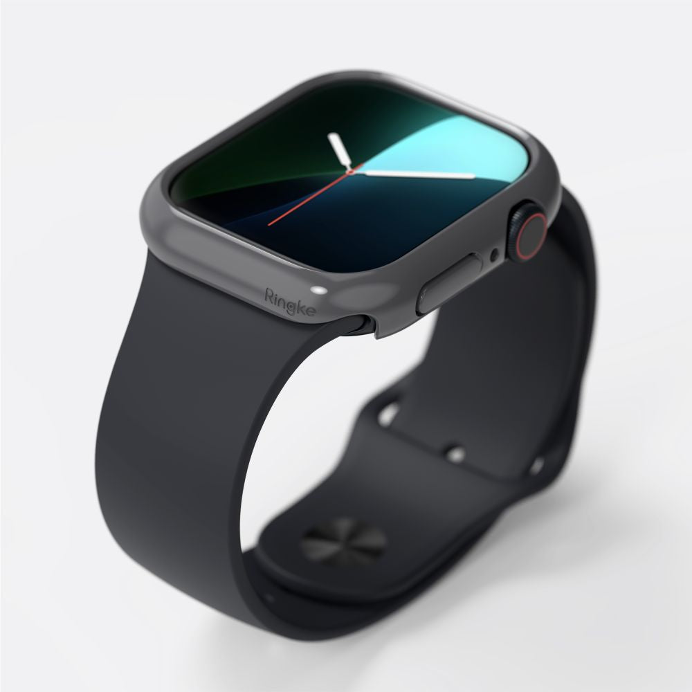 COQUE RINGKE SLIM 2-PACK POUR APPLE WATCH 10 (46 MM) TRANSPARENT & NOIR MAT