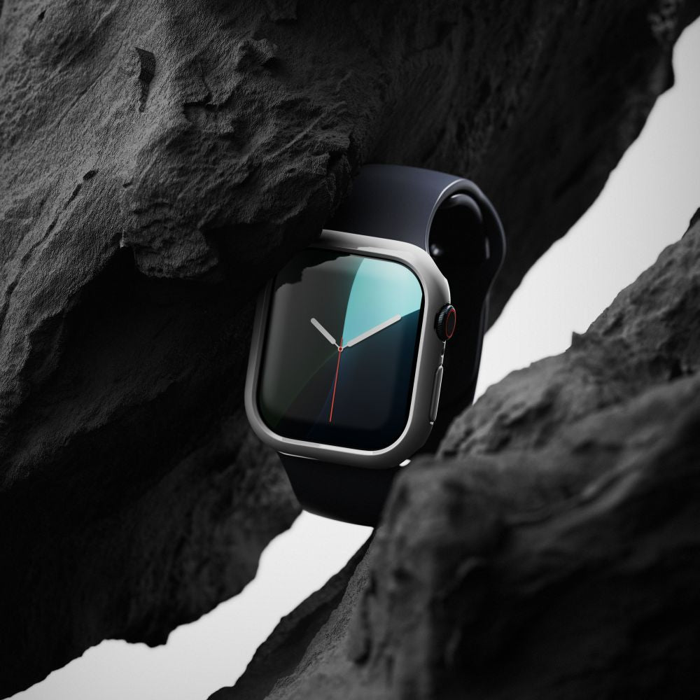 COQUE RINGKE SLIM 2-PACK POUR APPLE WATCH 10 (46 MM) TRANSPARENT & NOIR MAT