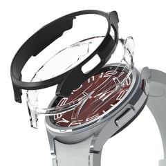 COQUE RINGKE SLIM 2-PACK GALAXY WATCH 6 CLASSIC (43 MM) TRANSPARENT & NOIRE
