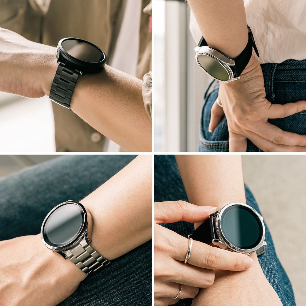 COQUE RINGKE SLIM 2-PACK GALAXY WATCH 6 CLASSIC (43 MM) TRANSPARENT & NOIRE