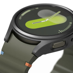 COQUE DE PROTECTION AVEC VERRE TREMPÉ POUR SAMSUNG GALAXY WATCH 7 (44 MM) RINGKE SLIM & VERRE TREMPÉ TITANE NOIR