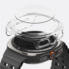 COQUE DE PROTECTION AVEC VERRE TREMPÉ POUR SAMSUNG GALAXY WATCH ULTRA (47 MM) RINGKE SLIM & VERRE TREMPÉ TRANSPARENT