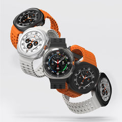 COQUE DE PROTECTION AVEC VERRE TREMPÉ POUR SAMSUNG GALAXY WATCH ULTRA (47 MM) RINGKE SLIM & VERRE TREMPÉ TRANSPARENT