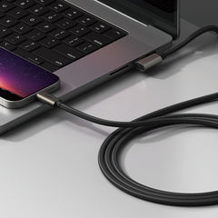 CÂBLE RINGKE USB 3.2 GEN 2X2 TYPE-C À 90 DEGRÉS PD240W 100CM NOIR