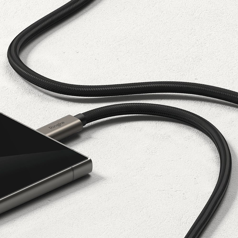 CÂBLE USB 3.2 GEN 2X2 TYPE-C RINGKE PD240W 100CM NOIR