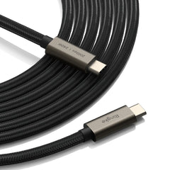 CÂBLE USB 3.2 GEN 2X2 TYPE-C RINGKE PD240W 200CM NOIR