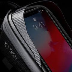 SAC À VÉLO UNIVERSEL AVEC SUPPORT TÉLÉPHONE SAKWA TECH-PROTECT V2 MONTAGE UNIVERSEL ”M” NOIR