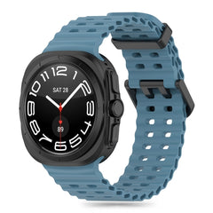 BRACELET EN SILICONE POUR SAMSUNG GALAXY WATCH ULTRA (47 MM) HEYBAND SPORTY BLEU CLAIR