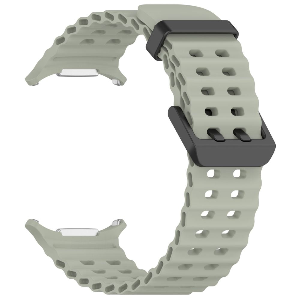 BRACELET EN SILICONE POUR SAMSUNG GALAXY WATCH ULTRA (47 MM) HEYBAND SPORTY VERT OLIVE