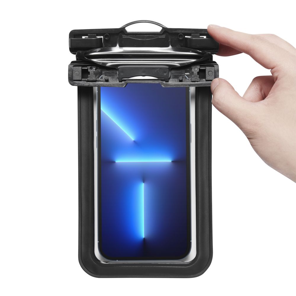 COQUE ÉTANCHE SPIGEN A601 COQUE ÉTANCHE UNIVERSELLE 2-PACK NOIRE