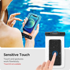 SPIGEN A601 ÉTUI ÉTANCHE UNIVERSEL 2-PACK TRANSPARENT
